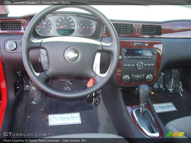 Victory Red / Ebony 2009 Chevrolet Impala LT