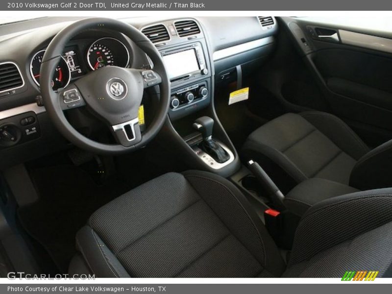 United Gray Metallic / Titan Black 2010 Volkswagen Golf 2 Door TDI