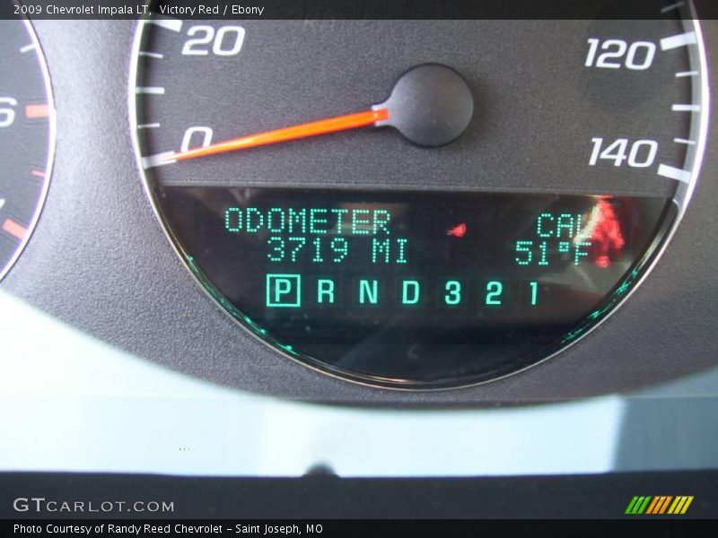 Victory Red / Ebony 2009 Chevrolet Impala LT