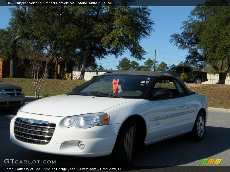 Stone White / Taupe 2004 Chrysler Sebring Limited Convertible