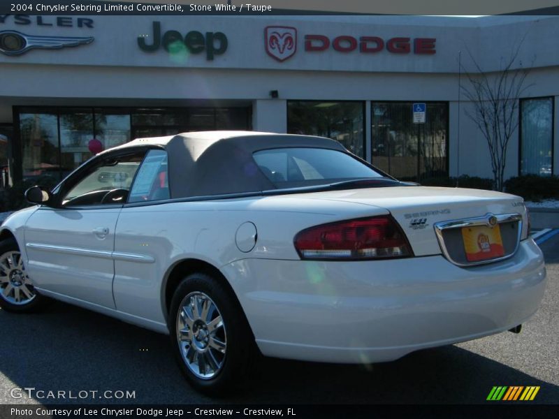 Stone White / Taupe 2004 Chrysler Sebring Limited Convertible