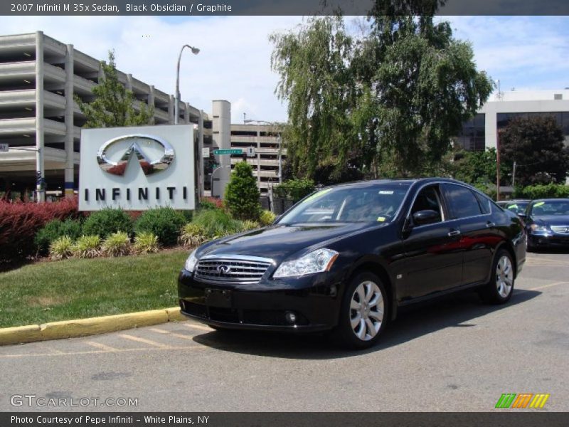 Black Obsidian / Graphite 2007 Infiniti M 35x Sedan