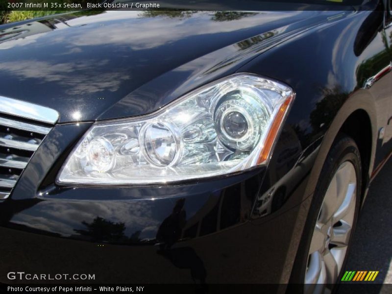 Black Obsidian / Graphite 2007 Infiniti M 35x Sedan