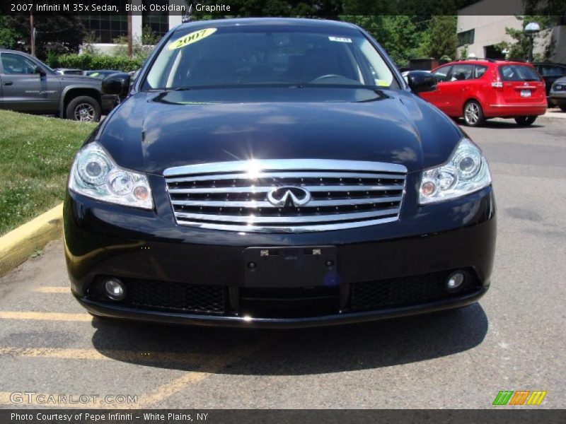 Black Obsidian / Graphite 2007 Infiniti M 35x Sedan