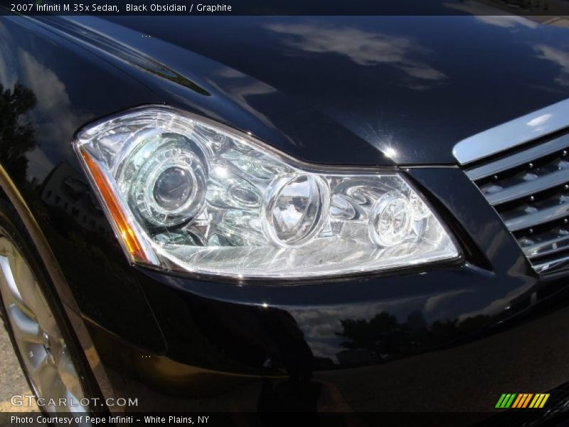 Black Obsidian / Graphite 2007 Infiniti M 35x Sedan