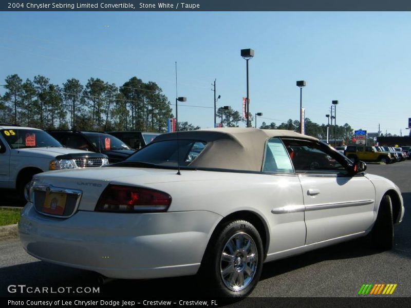 Stone White / Taupe 2004 Chrysler Sebring Limited Convertible