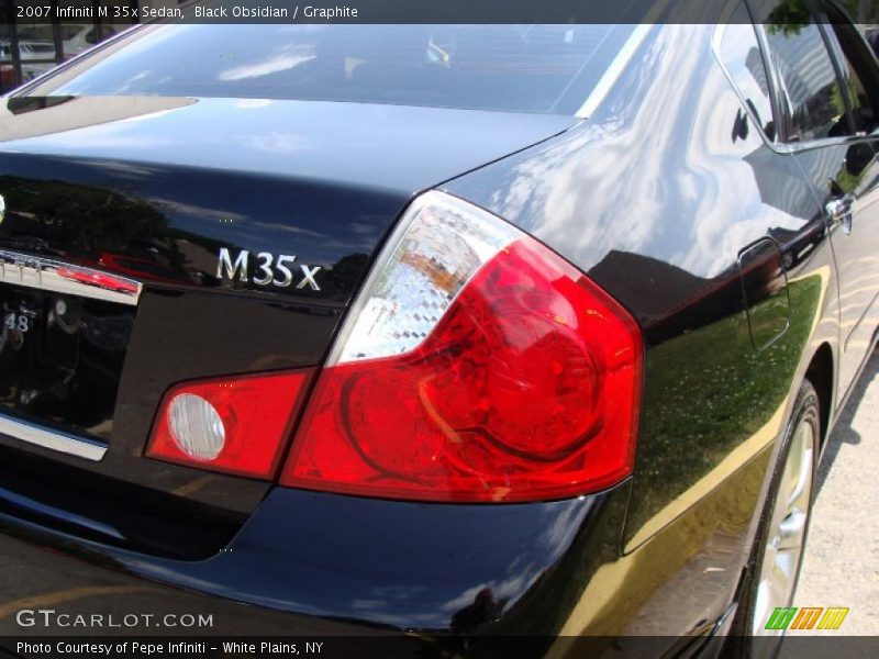 Black Obsidian / Graphite 2007 Infiniti M 35x Sedan