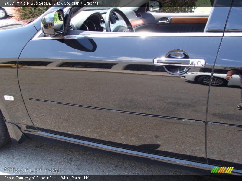 Black Obsidian / Graphite 2007 Infiniti M 35x Sedan