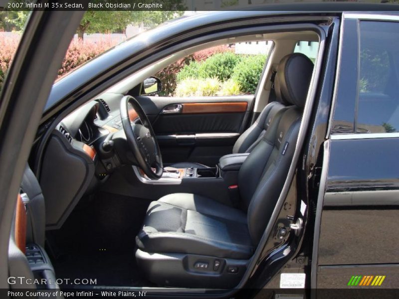 Black Obsidian / Graphite 2007 Infiniti M 35x Sedan