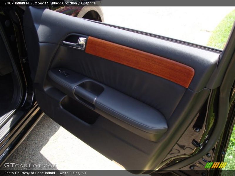 Black Obsidian / Graphite 2007 Infiniti M 35x Sedan