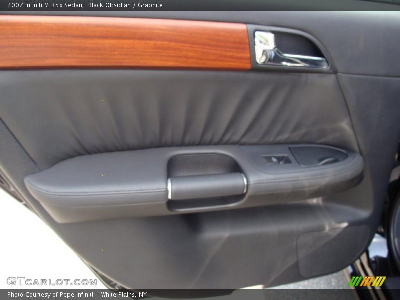 Black Obsidian / Graphite 2007 Infiniti M 35x Sedan