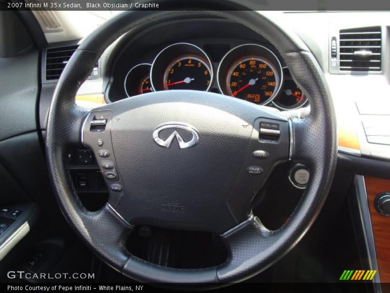 Black Obsidian / Graphite 2007 Infiniti M 35x Sedan