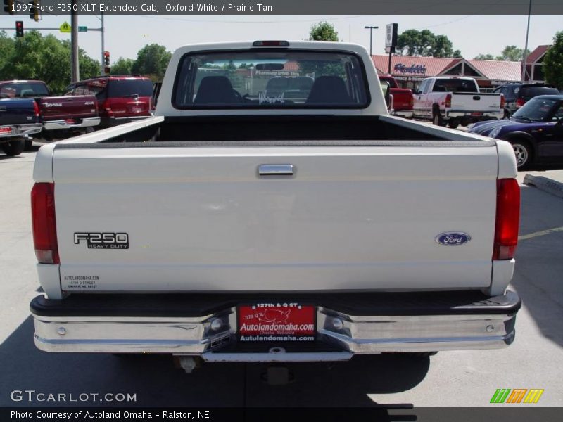 Oxford White / Prairie Tan 1997 Ford F250 XLT Extended Cab