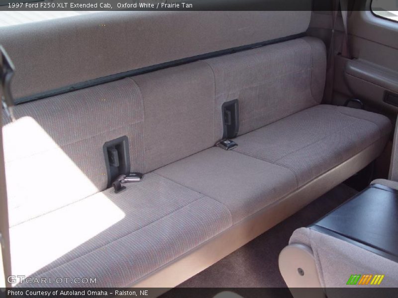 Oxford White / Prairie Tan 1997 Ford F250 XLT Extended Cab