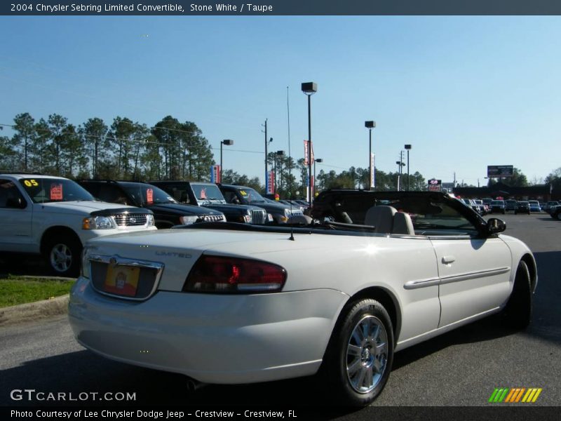 Stone White / Taupe 2004 Chrysler Sebring Limited Convertible