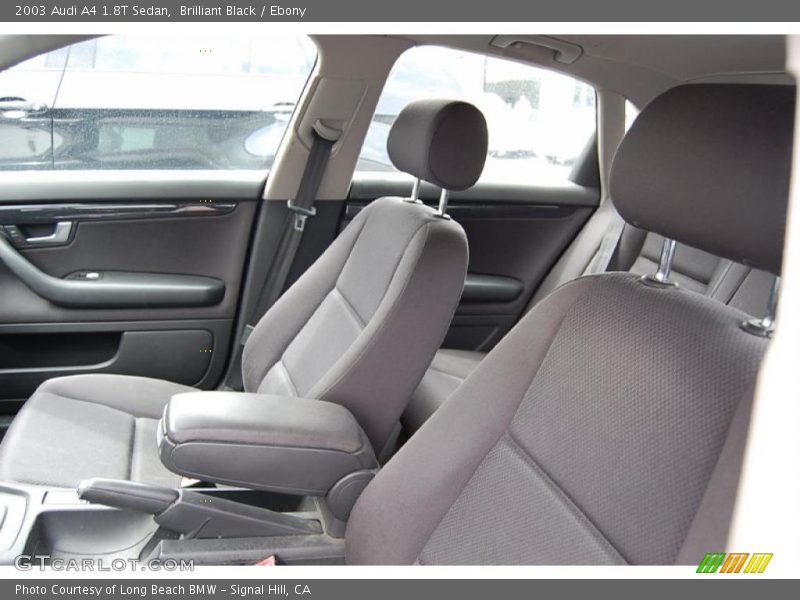 Brilliant Black / Ebony 2003 Audi A4 1.8T Sedan