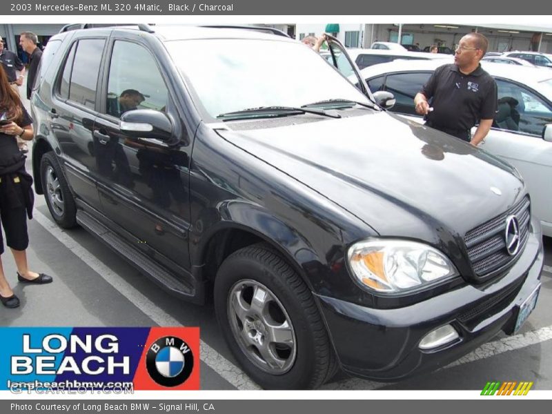 Black / Charcoal 2003 Mercedes-Benz ML 320 4Matic