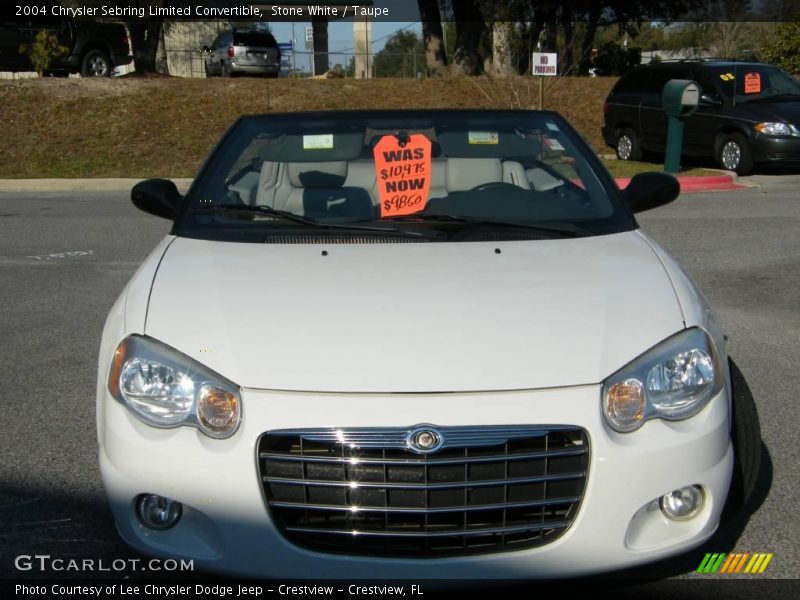 Stone White / Taupe 2004 Chrysler Sebring Limited Convertible