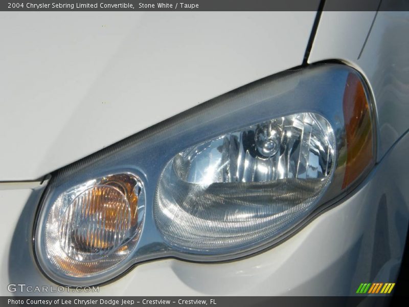 Stone White / Taupe 2004 Chrysler Sebring Limited Convertible