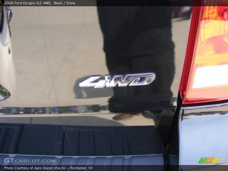 Black / Stone 2008 Ford Escape XLS 4WD