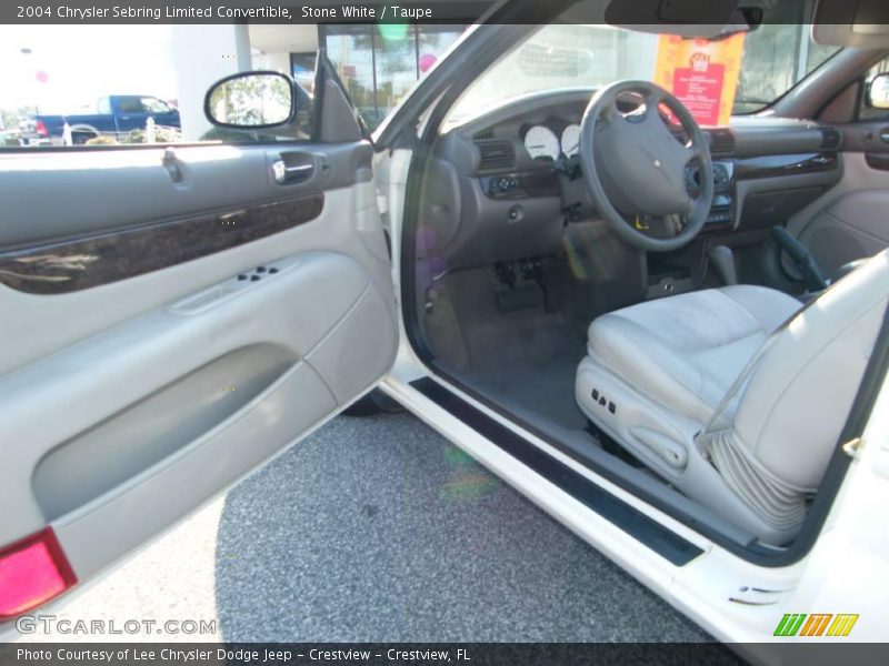 Stone White / Taupe 2004 Chrysler Sebring Limited Convertible