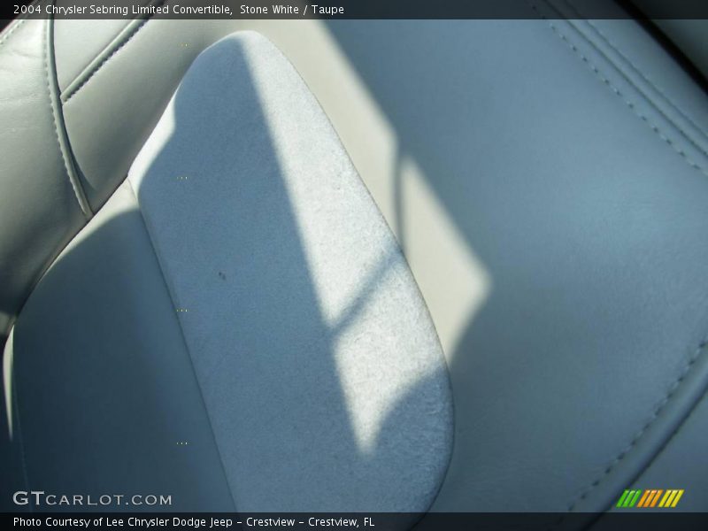 Stone White / Taupe 2004 Chrysler Sebring Limited Convertible