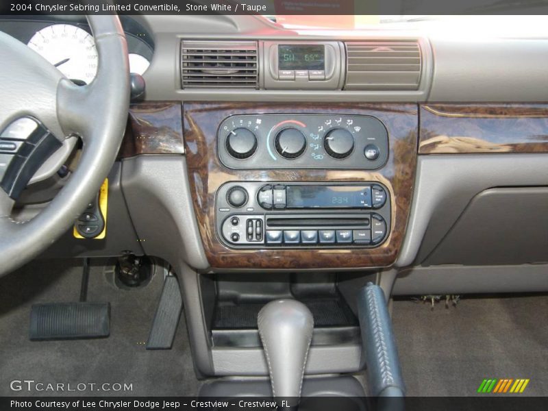 Stone White / Taupe 2004 Chrysler Sebring Limited Convertible