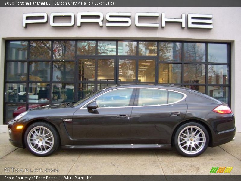 Carbon Grey Metallic / Luxor Beige 2010 Porsche Panamera S