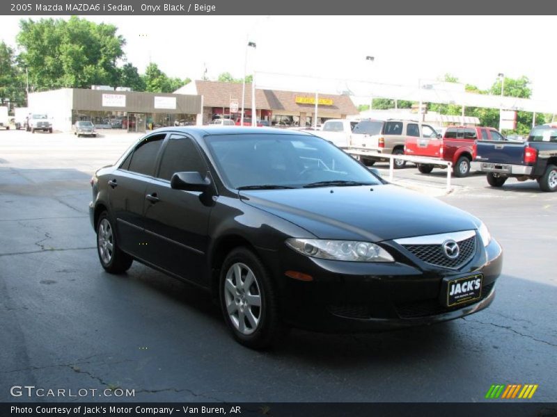 Onyx Black / Beige 2005 Mazda MAZDA6 i Sedan