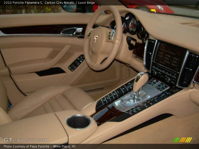 Carbon Grey Metallic / Luxor Beige 2010 Porsche Panamera S