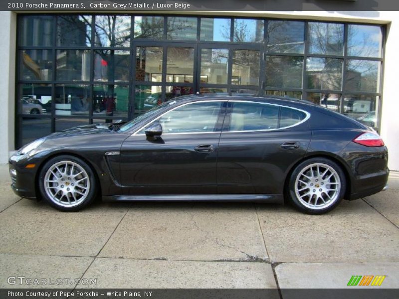 Carbon Grey Metallic / Luxor Beige 2010 Porsche Panamera S