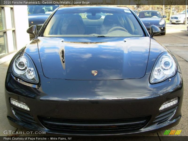 Carbon Grey Metallic / Luxor Beige 2010 Porsche Panamera S