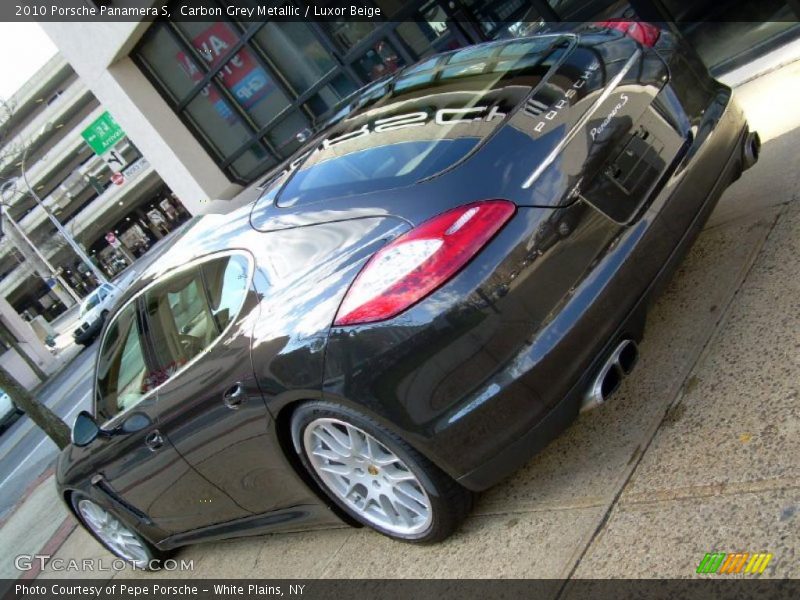 Carbon Grey Metallic / Luxor Beige 2010 Porsche Panamera S