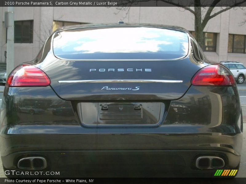 Carbon Grey Metallic / Luxor Beige 2010 Porsche Panamera S