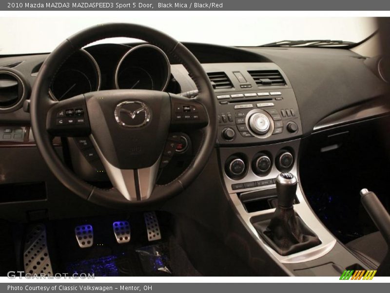 Black Mica / Black/Red 2010 Mazda MAZDA3 MAZDASPEED3 Sport 5 Door