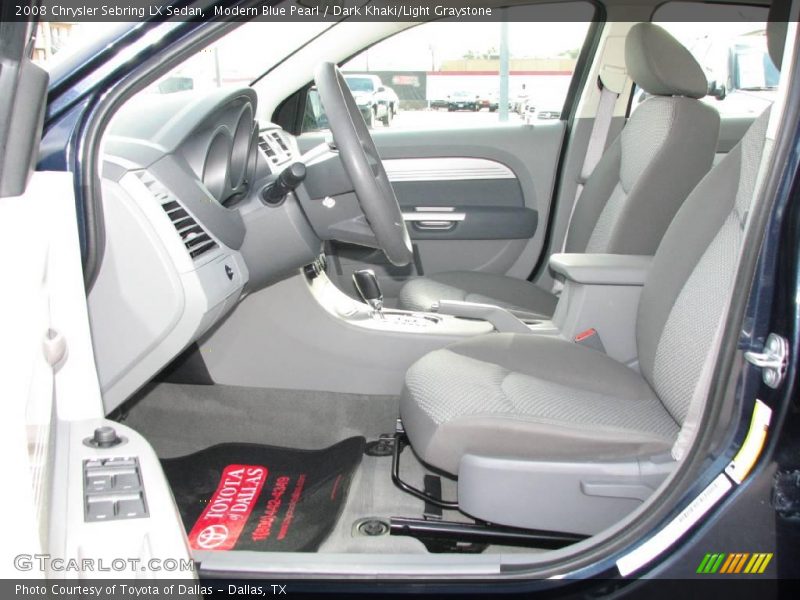 Modern Blue Pearl / Dark Khaki/Light Graystone 2008 Chrysler Sebring LX Sedan
