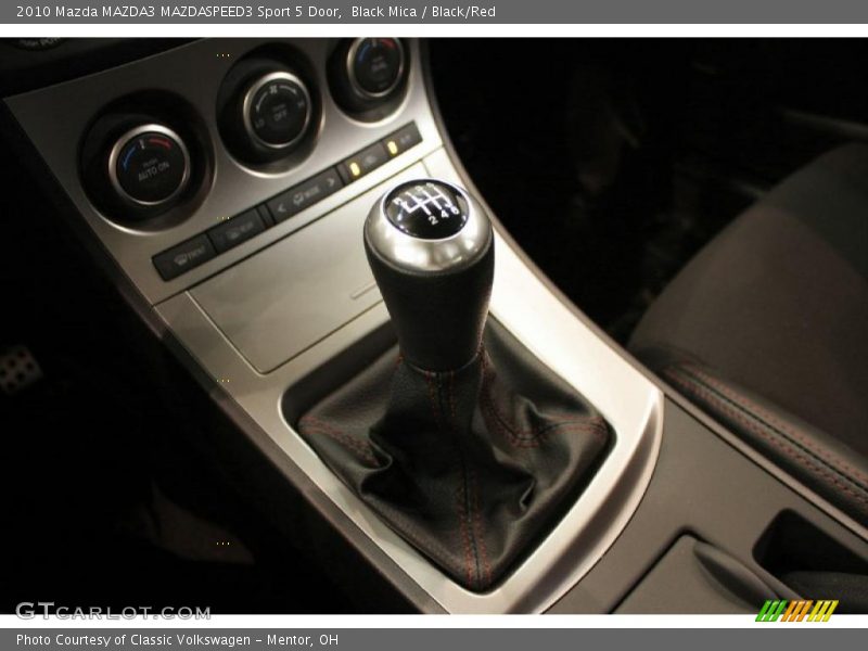 Black Mica / Black/Red 2010 Mazda MAZDA3 MAZDASPEED3 Sport 5 Door