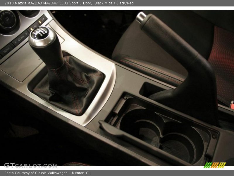 Black Mica / Black/Red 2010 Mazda MAZDA3 MAZDASPEED3 Sport 5 Door