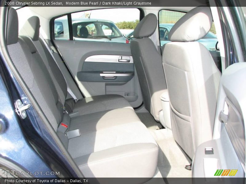 Modern Blue Pearl / Dark Khaki/Light Graystone 2008 Chrysler Sebring LX Sedan