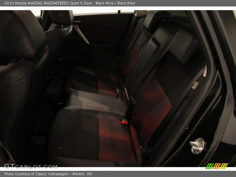Black Mica / Black/Red 2010 Mazda MAZDA3 MAZDASPEED3 Sport 5 Door