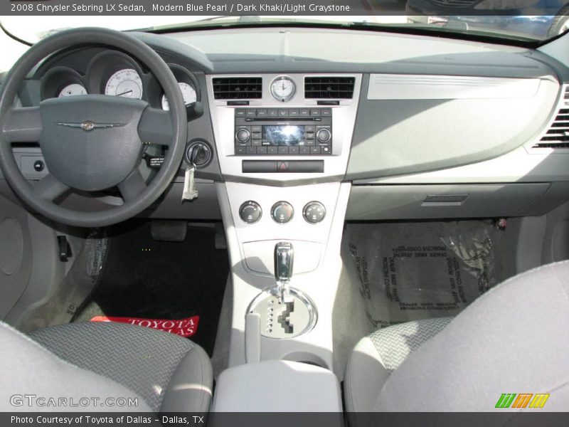 Modern Blue Pearl / Dark Khaki/Light Graystone 2008 Chrysler Sebring LX Sedan