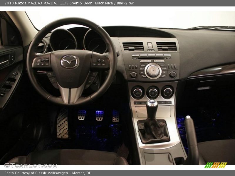 Black Mica / Black/Red 2010 Mazda MAZDA3 MAZDASPEED3 Sport 5 Door