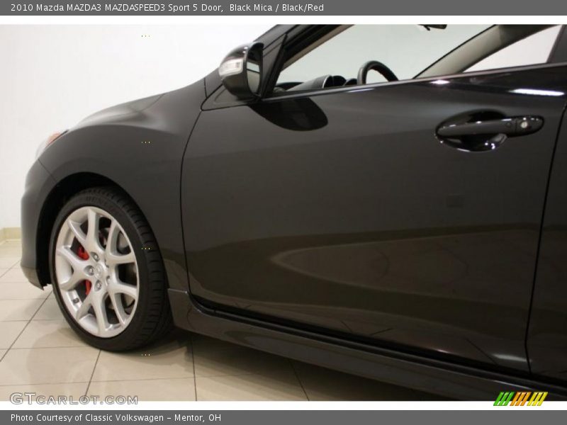 Black Mica / Black/Red 2010 Mazda MAZDA3 MAZDASPEED3 Sport 5 Door