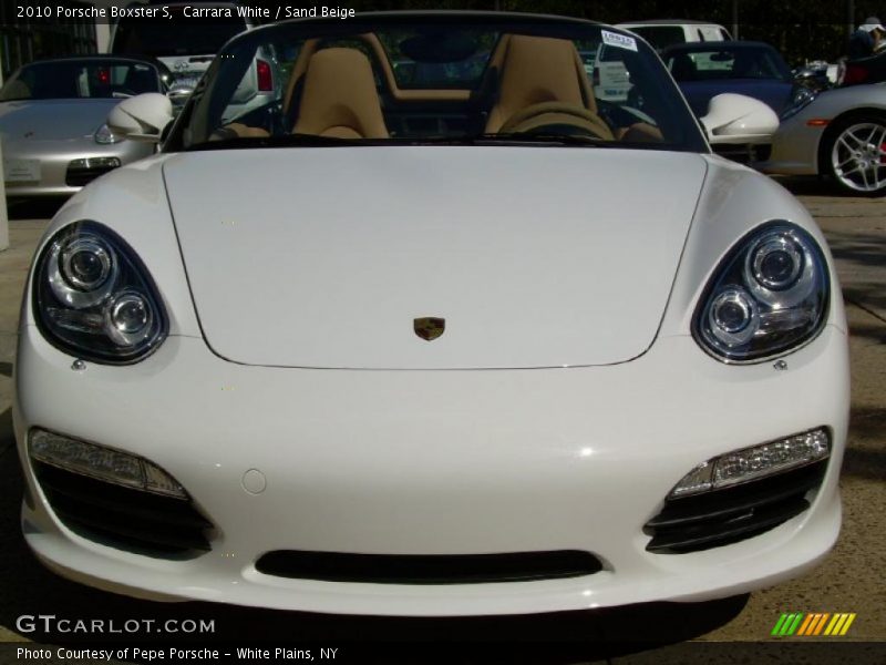 Carrara White / Sand Beige 2010 Porsche Boxster S