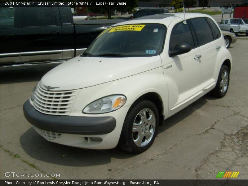 Stone White / Taupe/Pearl Beige 2001 Chrysler PT Cruiser Limited