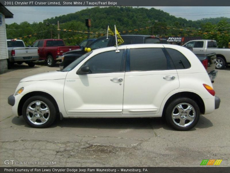 Stone White / Taupe/Pearl Beige 2001 Chrysler PT Cruiser Limited