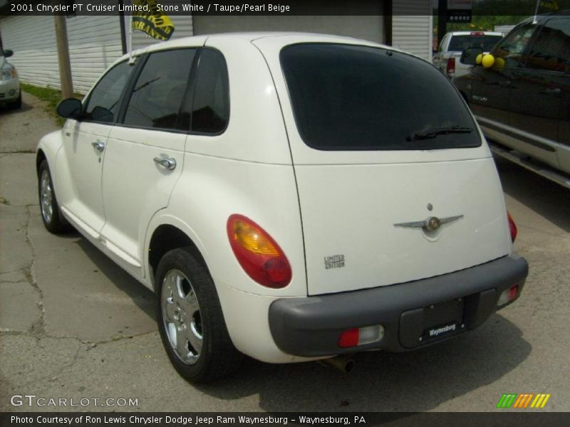 Stone White / Taupe/Pearl Beige 2001 Chrysler PT Cruiser Limited