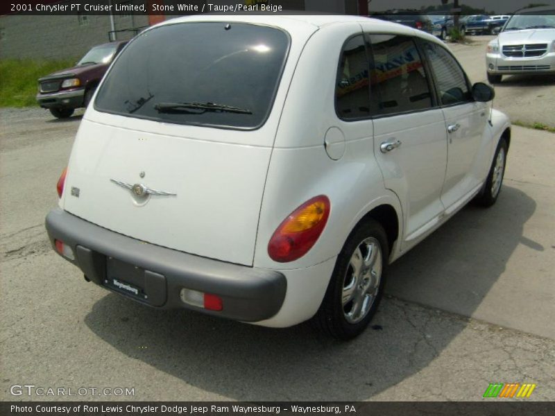 Stone White / Taupe/Pearl Beige 2001 Chrysler PT Cruiser Limited