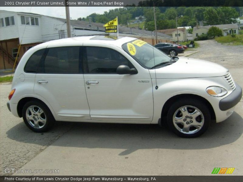 Stone White / Taupe/Pearl Beige 2001 Chrysler PT Cruiser Limited