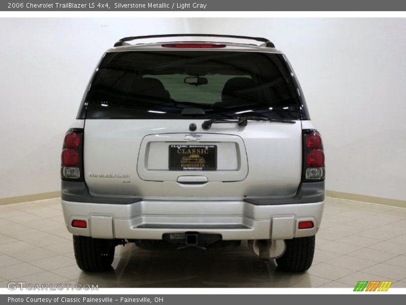 Silverstone Metallic / Light Gray 2006 Chevrolet TrailBlazer LS 4x4